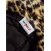 VINTAGE 50'S MR PAUL cheetah animal print velvet faux fur hat womens M  21"   eb-36165633